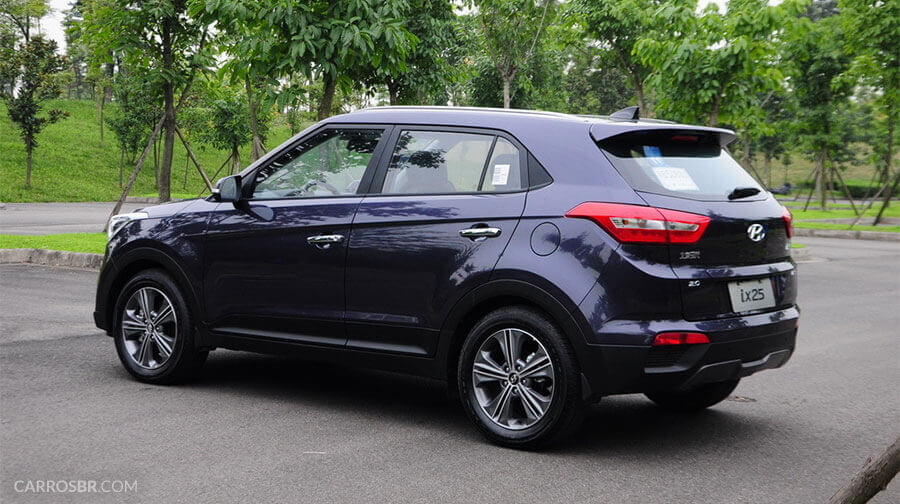 Traseira da Hyundai ix25 2017