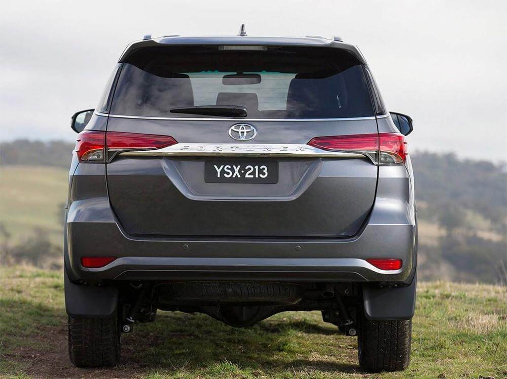 Traseira da Toyota SW4 2016